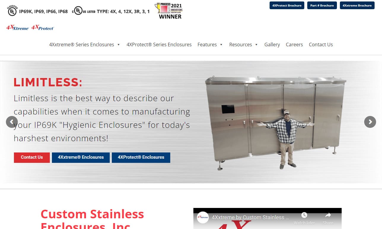 Custom Stainless Enclosures, Inc.